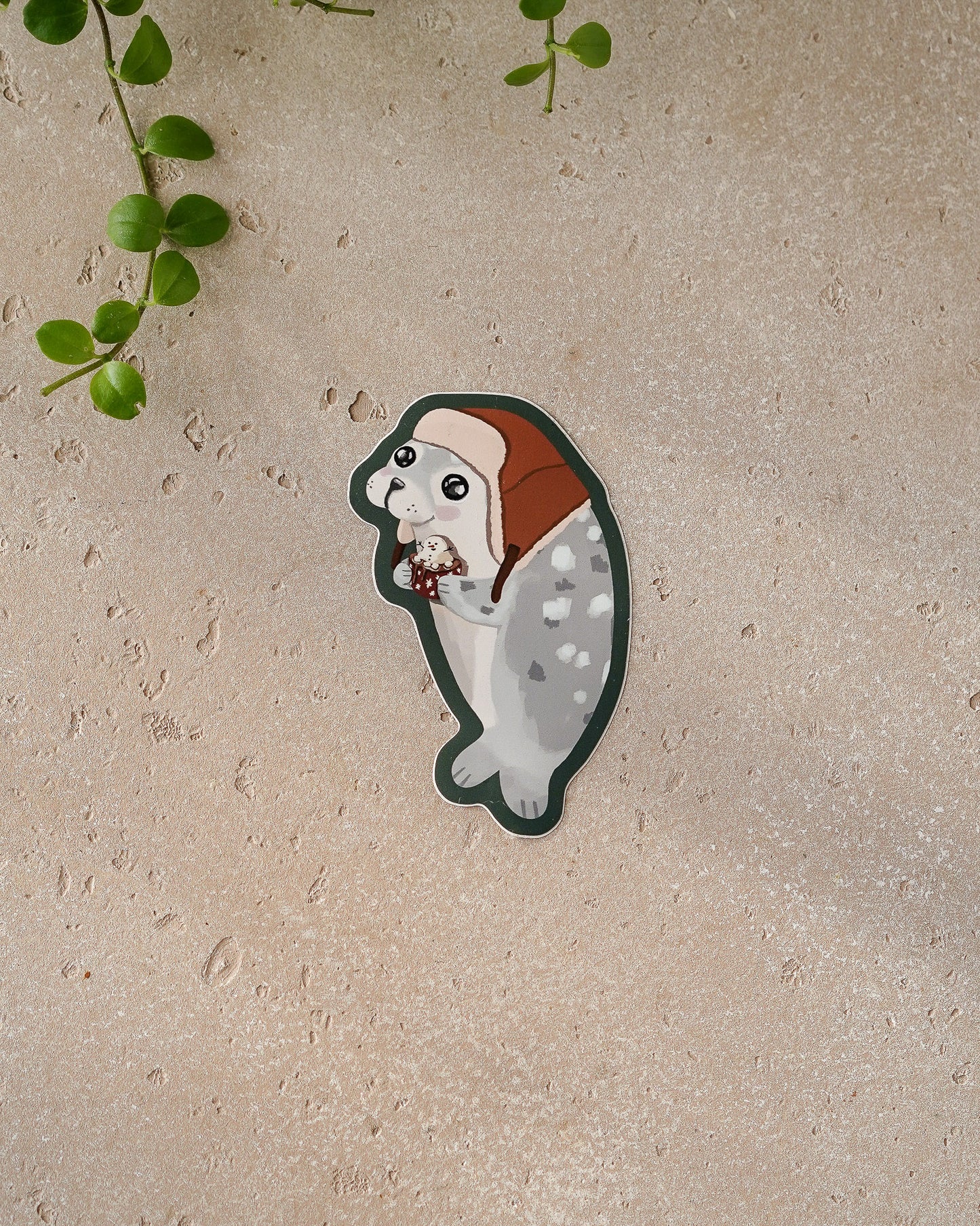 Puffer & Cocoa Sealy – Large Vinyl Sticker (Single)