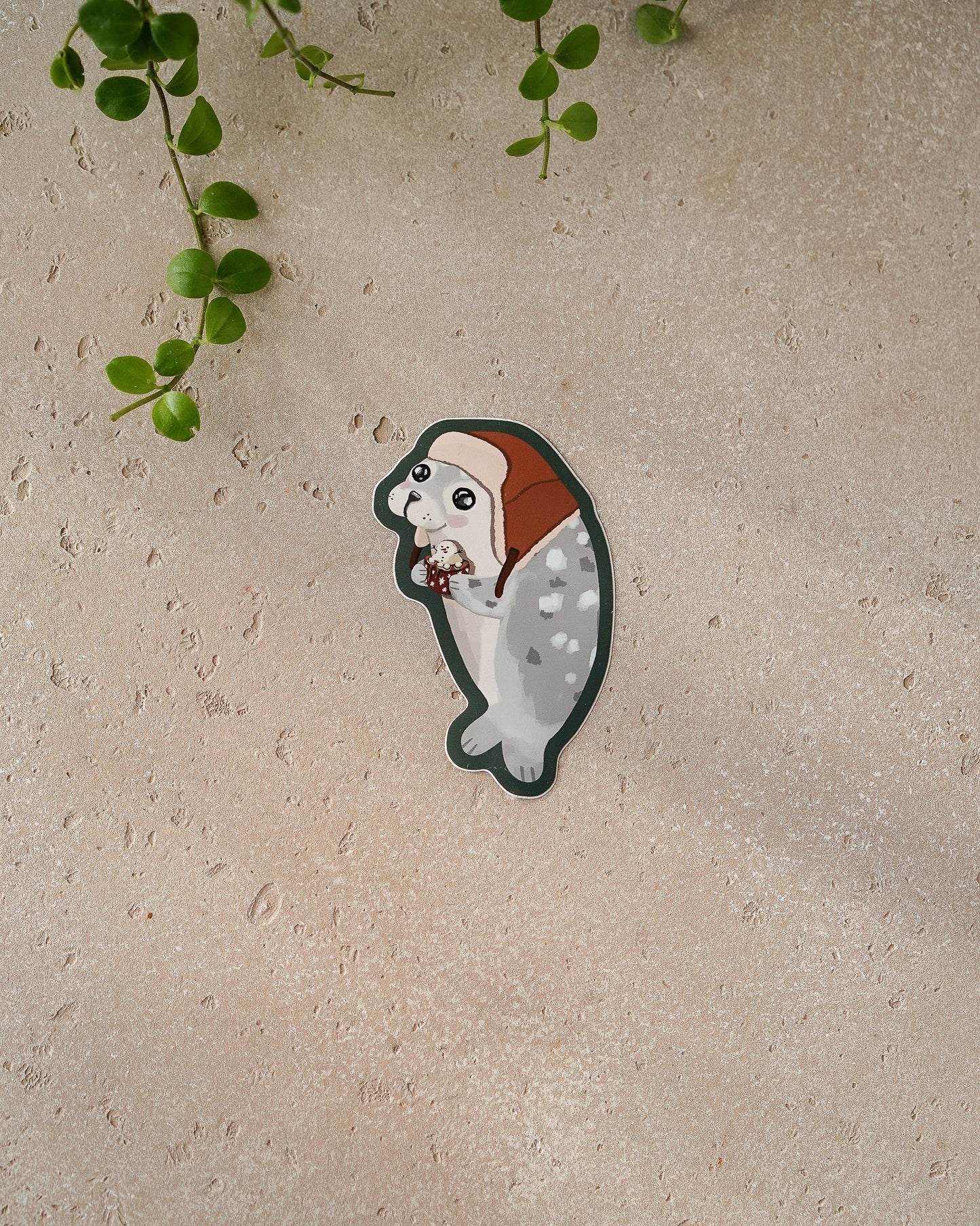 Puffer & Cocoa Sealy – Large Vinyl Sticker (Single)