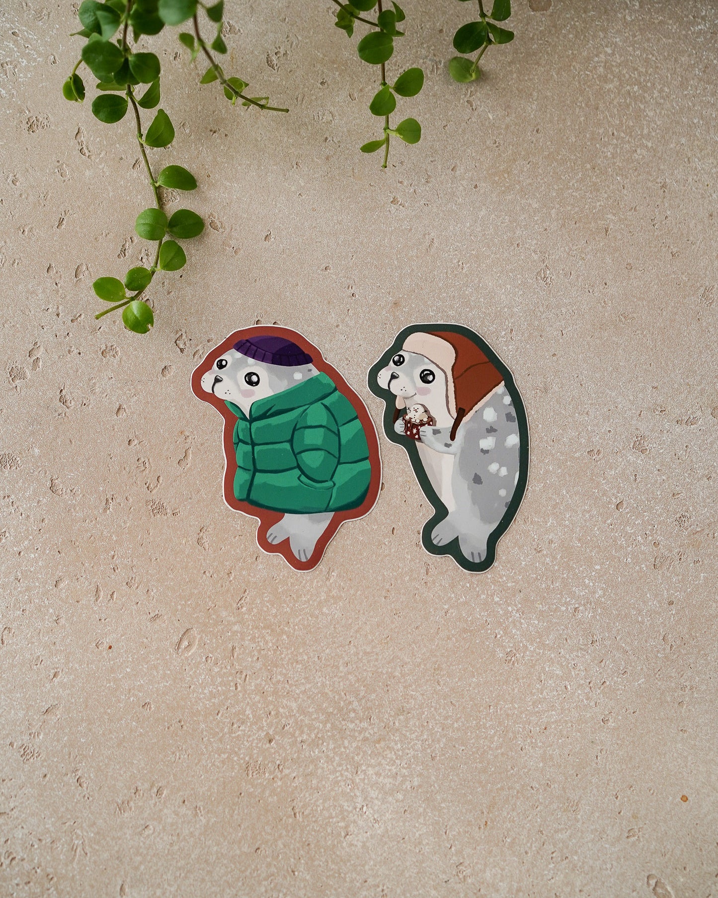 Puffer & Cocoa Sealy – Large Vinyl Sticker (Single)