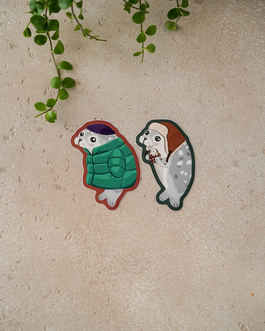 Puffer & Cocoa Sealy – Large Vinyl Sticker (Single)